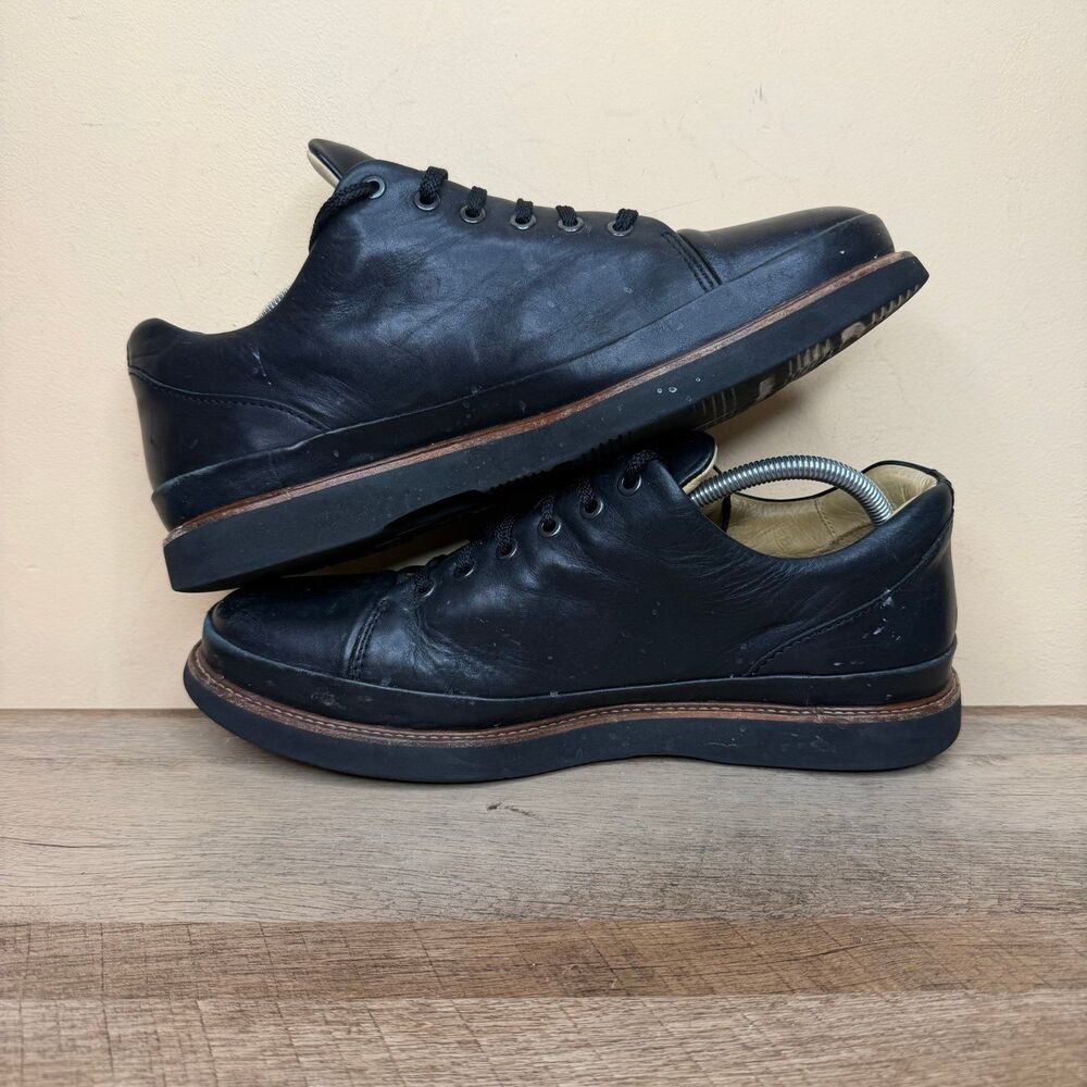 Samuel Hubbard Dress Fast Mens 12 Oxford Shoes Black Leather Casual Business